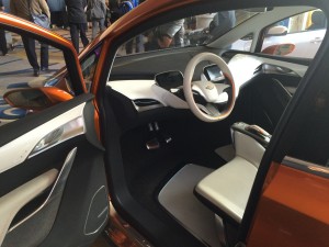 Chevy Bolt prototype interior